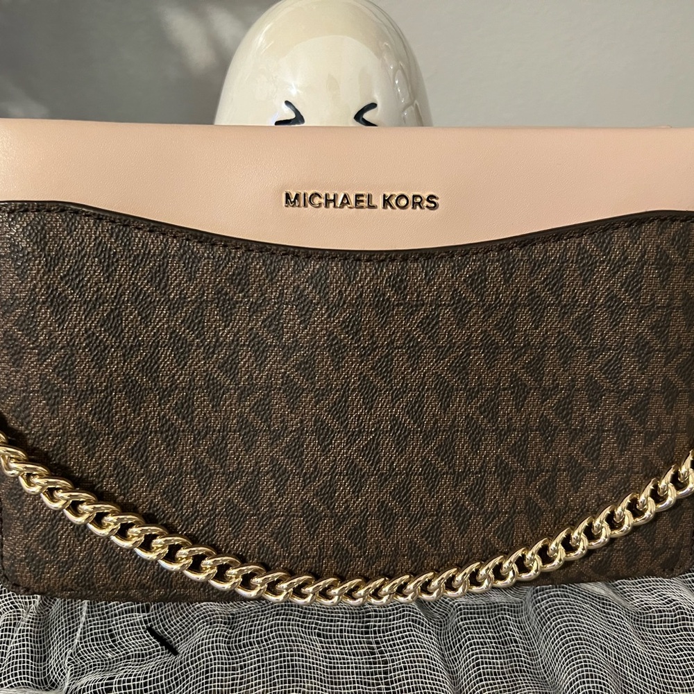 Michael Kors Brown and Pink Crossbody - Picture 7 of 7